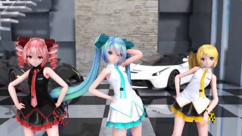 【MMD】上车?TDA式改变公式服 【STEP】
